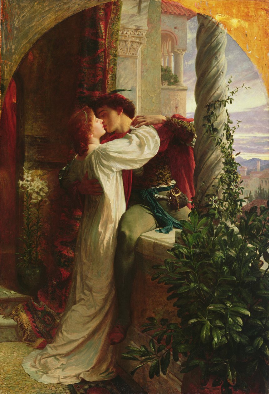 Romeo ja Julia, 1884 tekijältä Frank Dicksee
