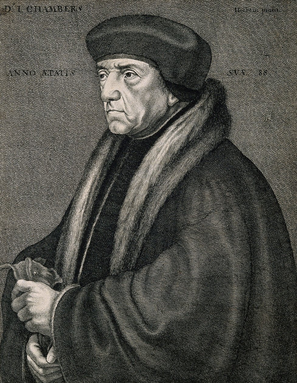 Sir John Chambers (Chambre). Etsaus W. Hollar tekijältä Sir John chambers