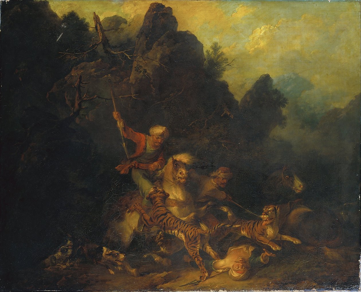 Tiger Hunt tekijältä Sir Peter Francis Bourgeois
