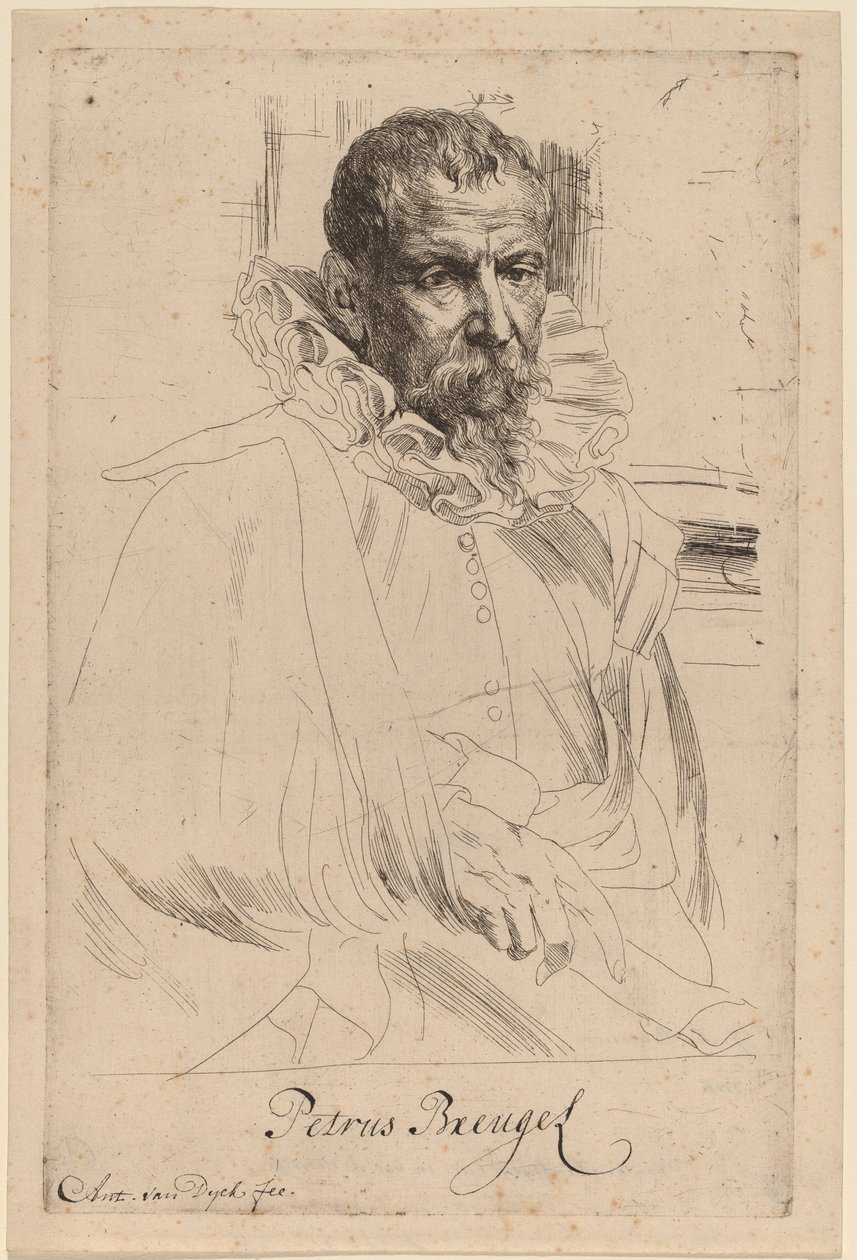 Pieter Bruegel nuorempi tekijältä Sir Anthony van Dyck