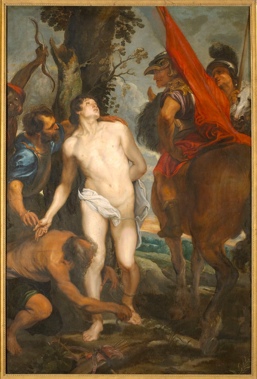 Saint Sebastian matkalla marttyyrikuolemaan, n. 1620. tekijältä Sir Anthony van Dyck