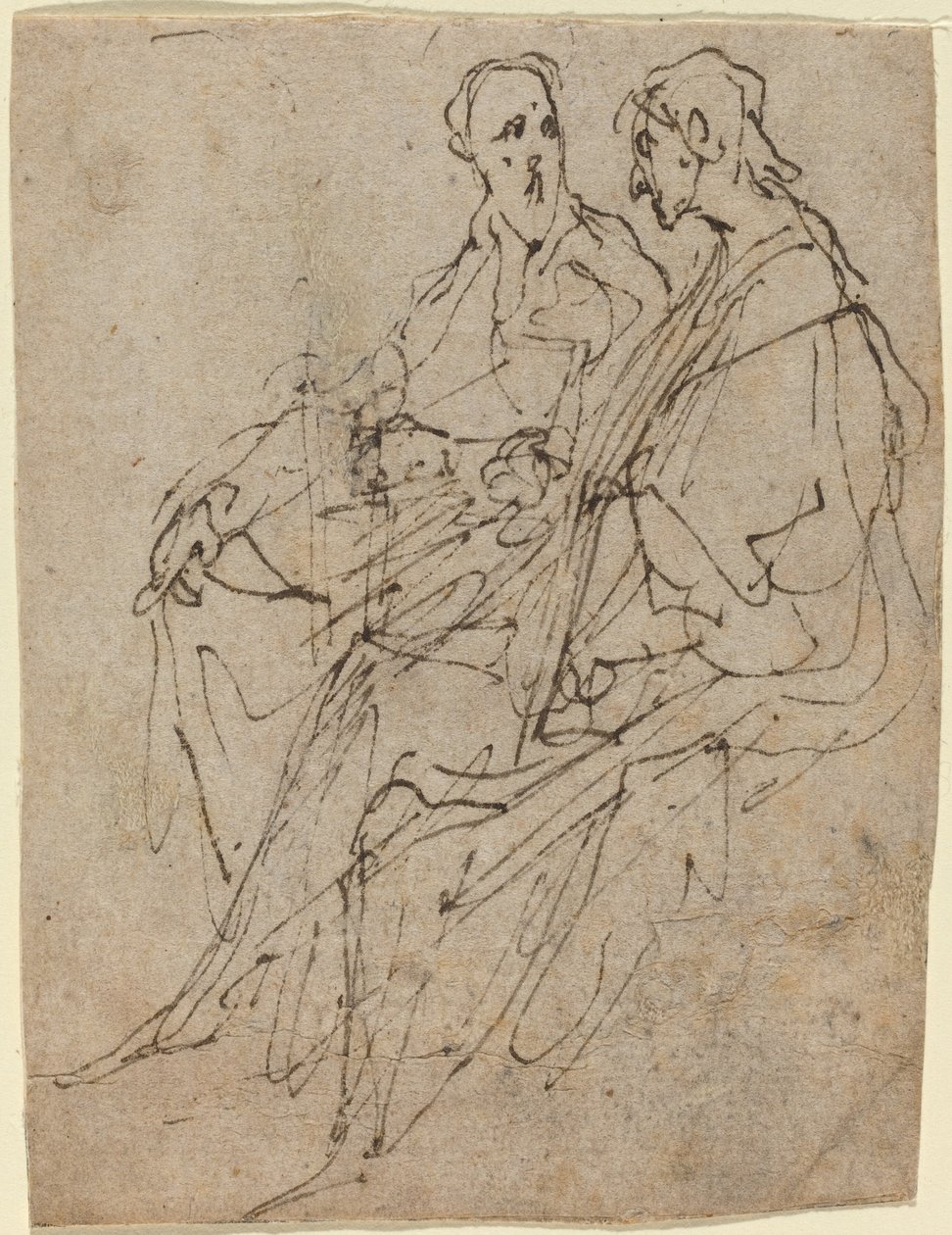 Kaksi istuvaa mieshahmoa tekijältä Sir Anthony van Dyck