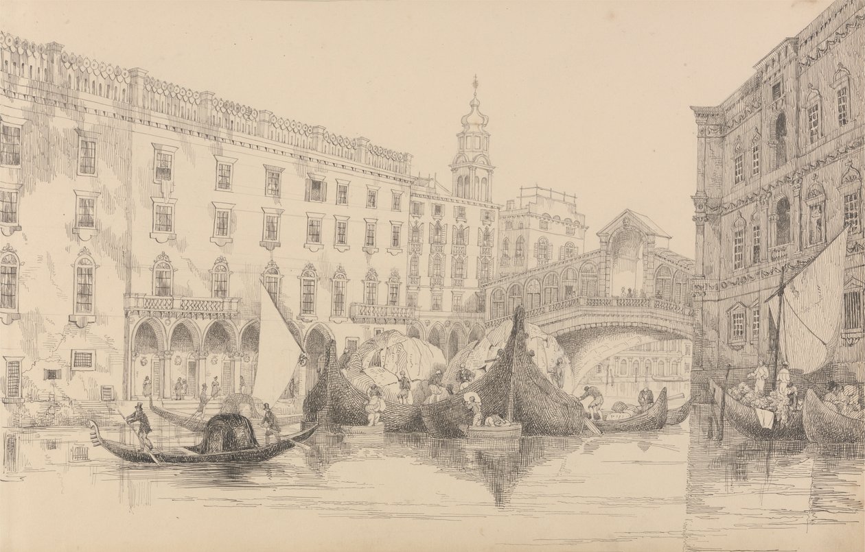 30 katselukertaa Tirolissa ja Italiassa: The Rialto - Venetsia, 8. marraskuuta 1840 tekijältä Sir Charles D