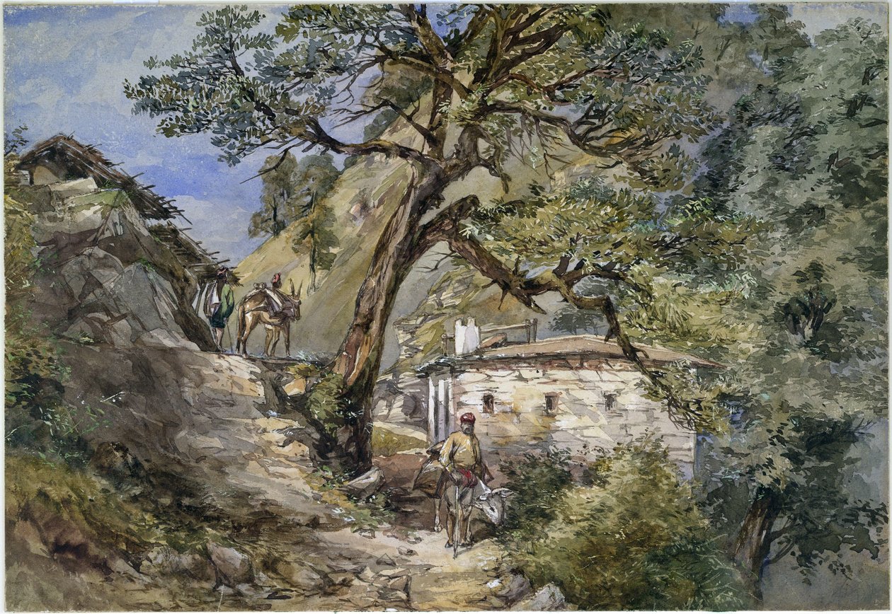 Landour, Mussoorie, 1869 tekijältä Sir Charles Walters DOyly