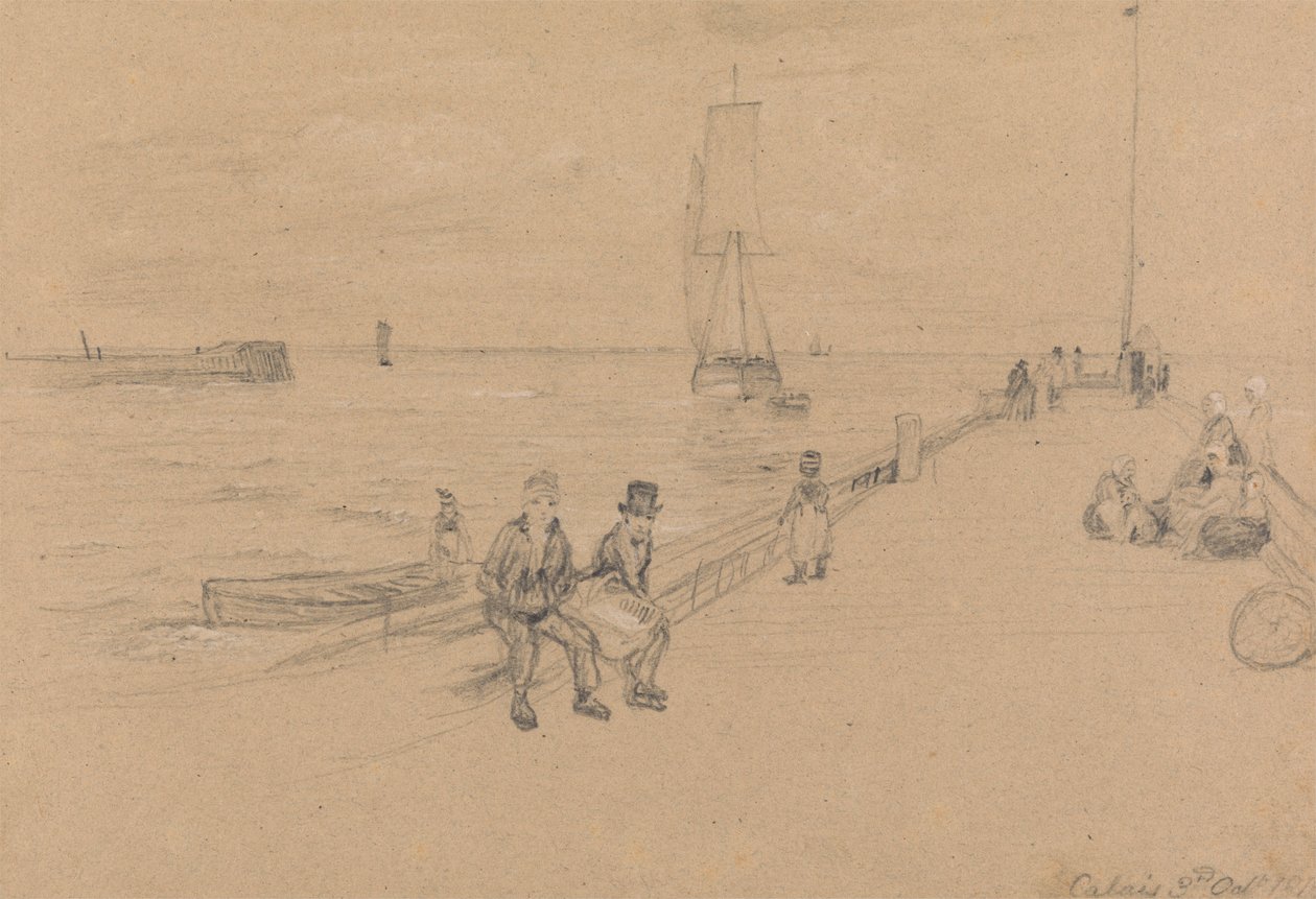 Laiturilla, Calais tekijältä Sir David Wilkie