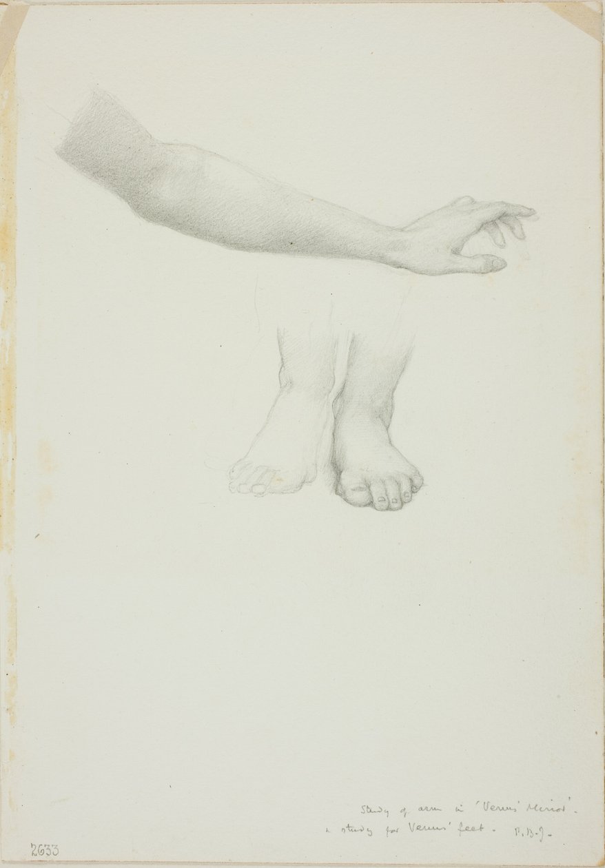 Kädet ja jalat, Venuksen peilin opiskelu tekijältä Sir Edward Burne Jones