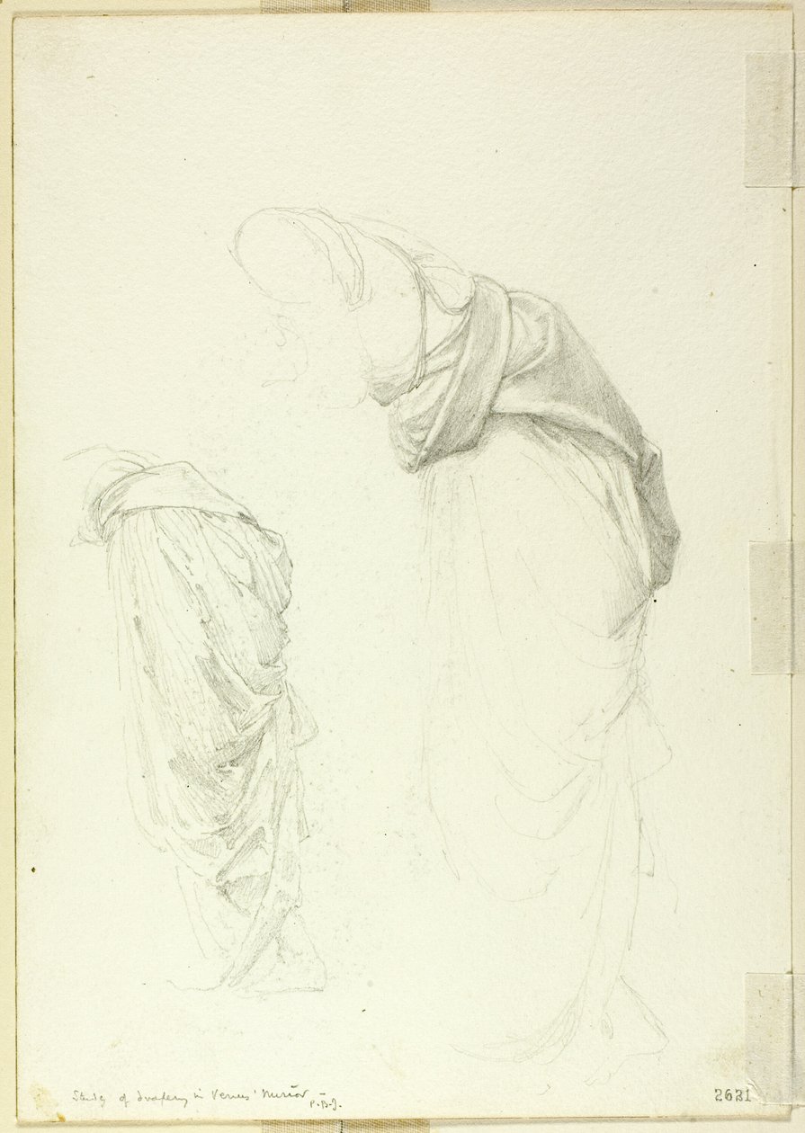 Drapery, kaksi tutkimusta Venuksen peiliin tekijältä Sir Edward Burne Jones