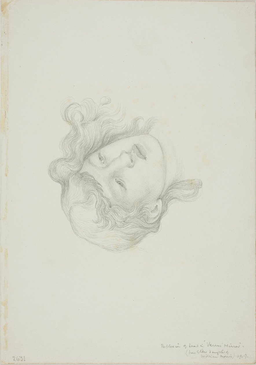 Pään heijastus, Venuksen peilin tutkimus tekijältä Sir Edward Burne Jones