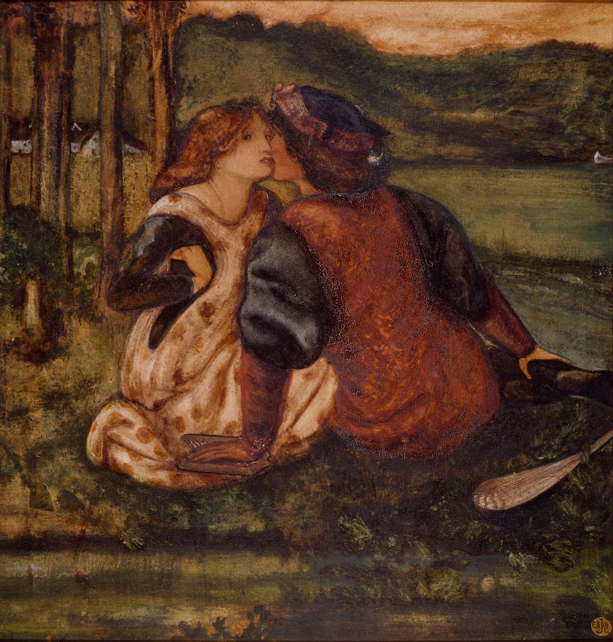 Idylli, 1800-luvun puolivälissä. tekijältä Sir Edward Coley Burne Jones