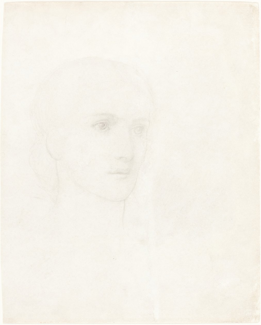 Naisen pää tekijältä Sir Edward Coley Burne Jones