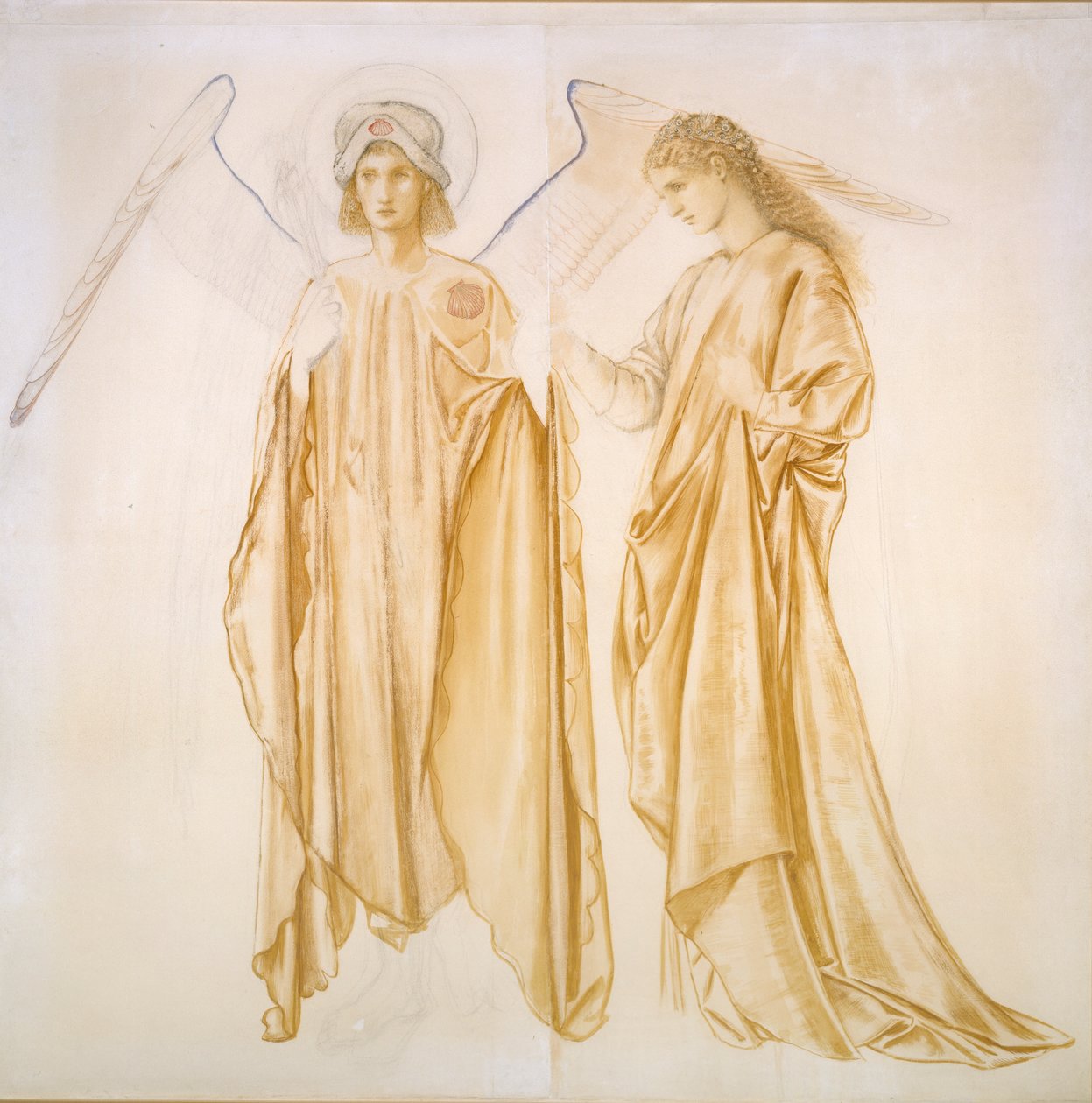 Rakkaus tuoda Alcestis takaisin haudasta, 1863 tekijältä Sir Edward Coley Burne Jones