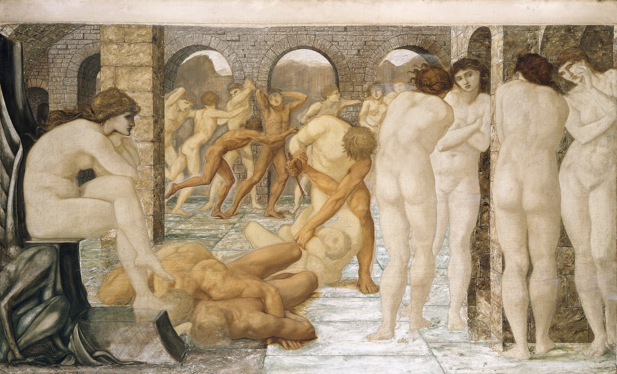 "Venus Discord", 1850-1900. tekijältä Sir Edward Coley Burne Jones