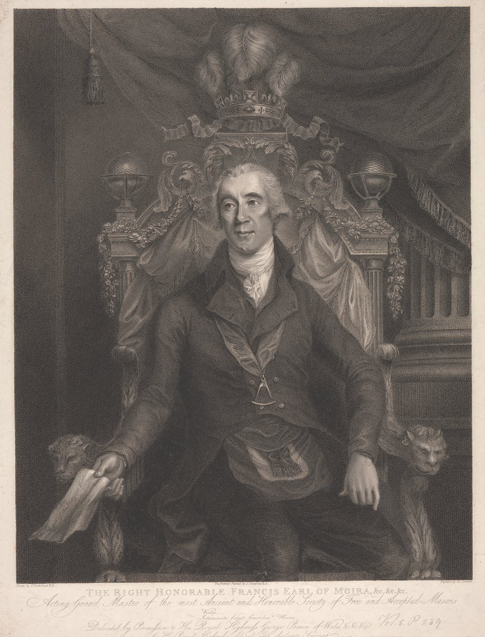Francis Rawdon-Hastings, Hastingsin ensimmäinen markiisi tekijältä Sir Edwin Henry Landseer