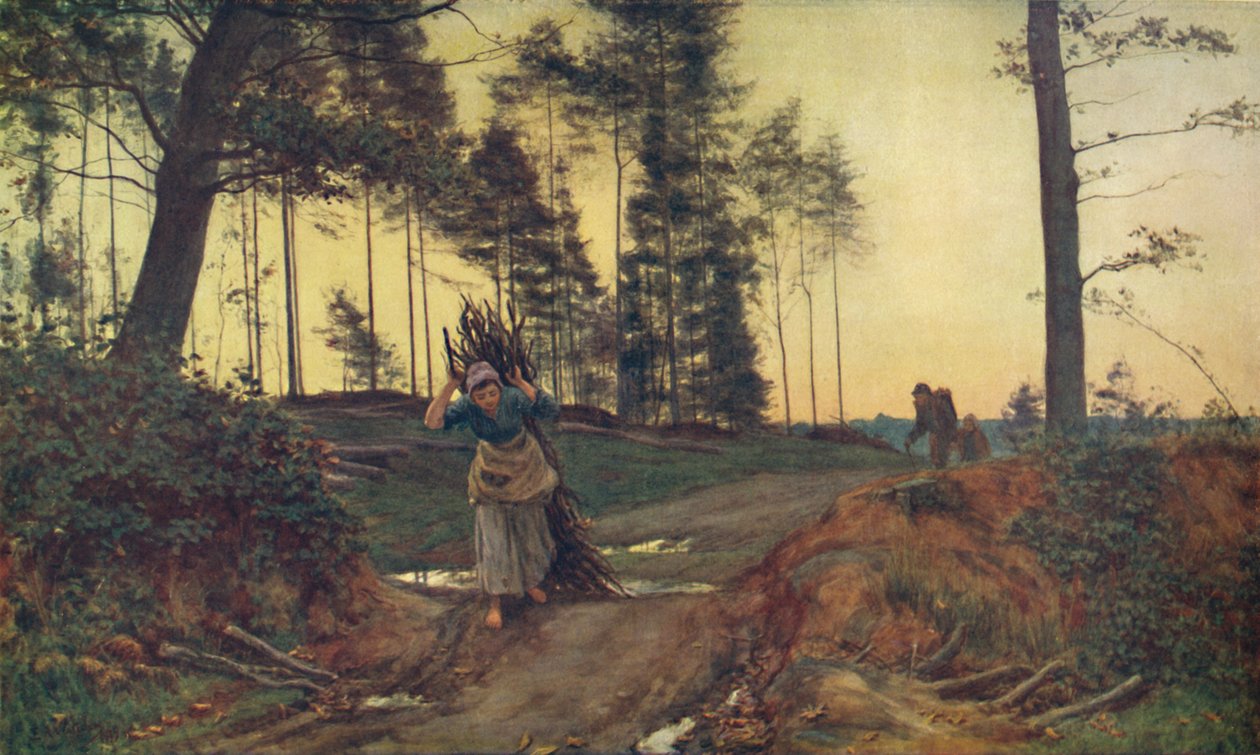 Toilers of the Woods, 1879. tekijältä Sir Ernest Albert Waterlow