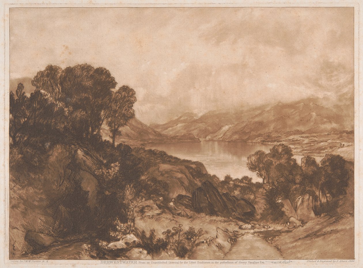 Näkymä järvelle, Derwentwater tekijältä Sir Frank Short