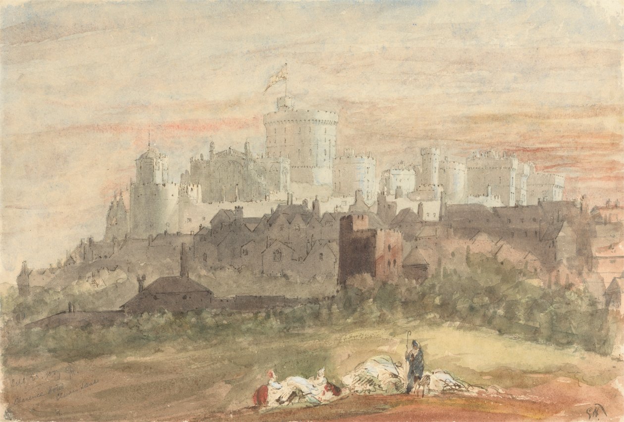 Capriccio Windsorin linnasta tekijältä Sir George Hayter