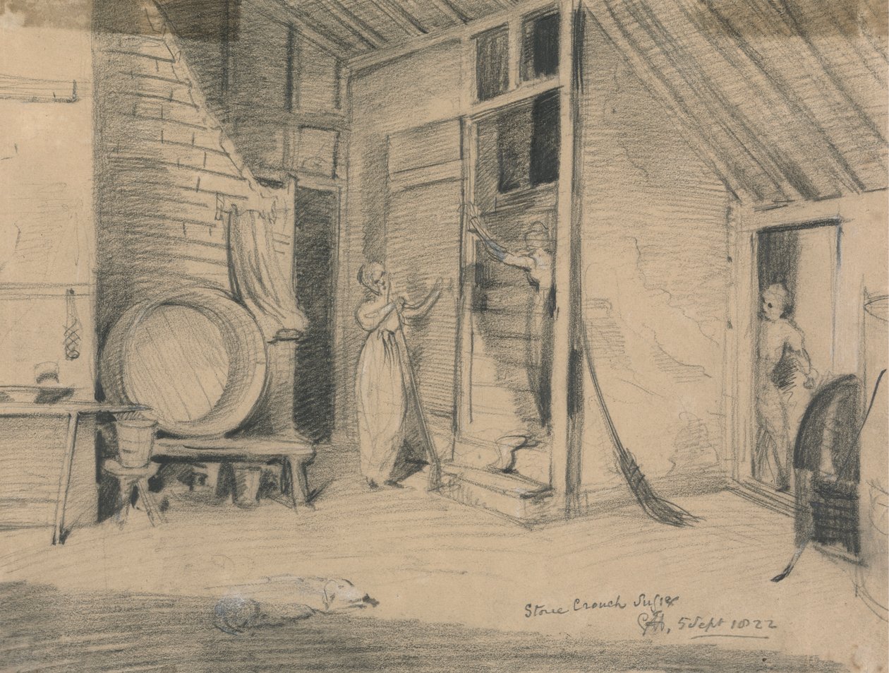 Keittiö: Sisustus, Stone Crouch tekijältä Sir George Hayter