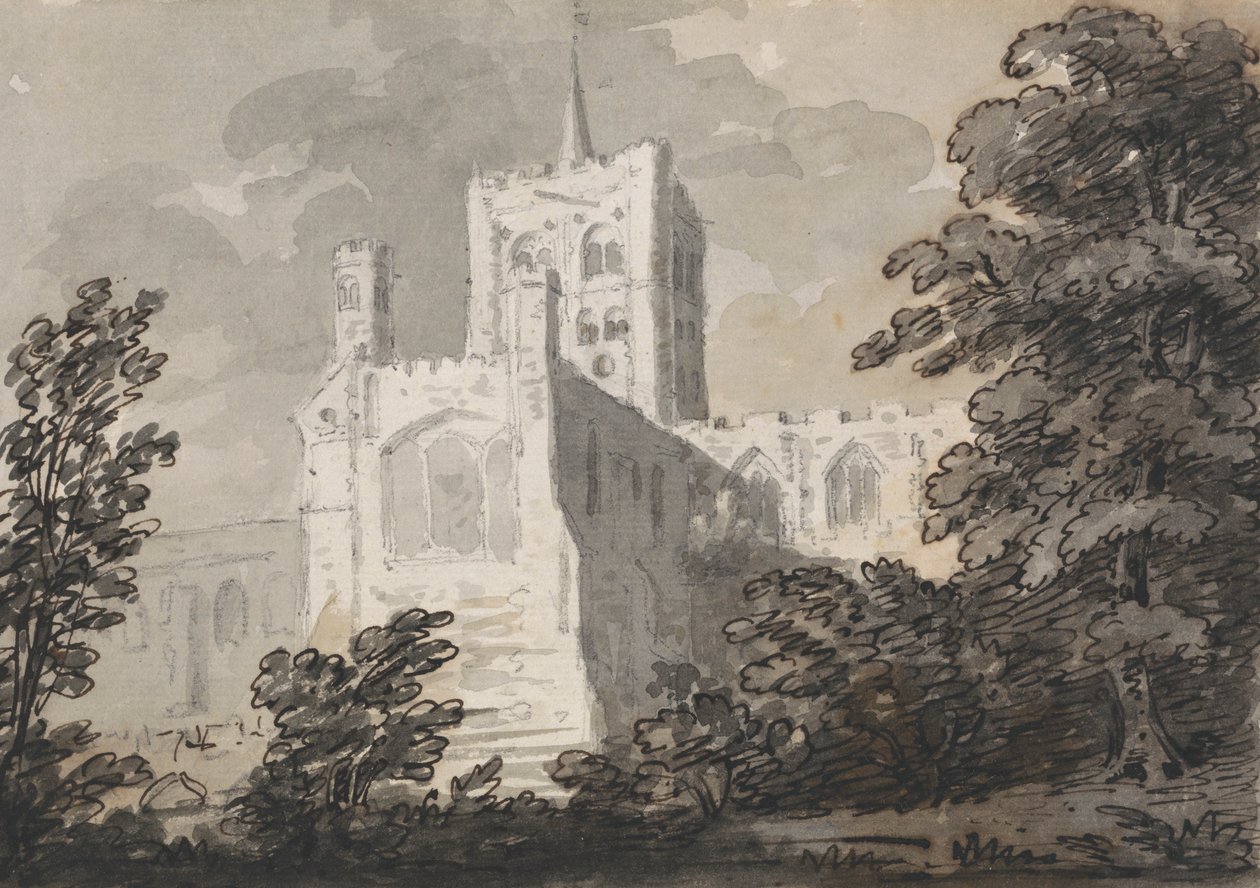 Abbey Church St. Albansissa tekijältä Sir George Howland Beaumont seventh Baronet