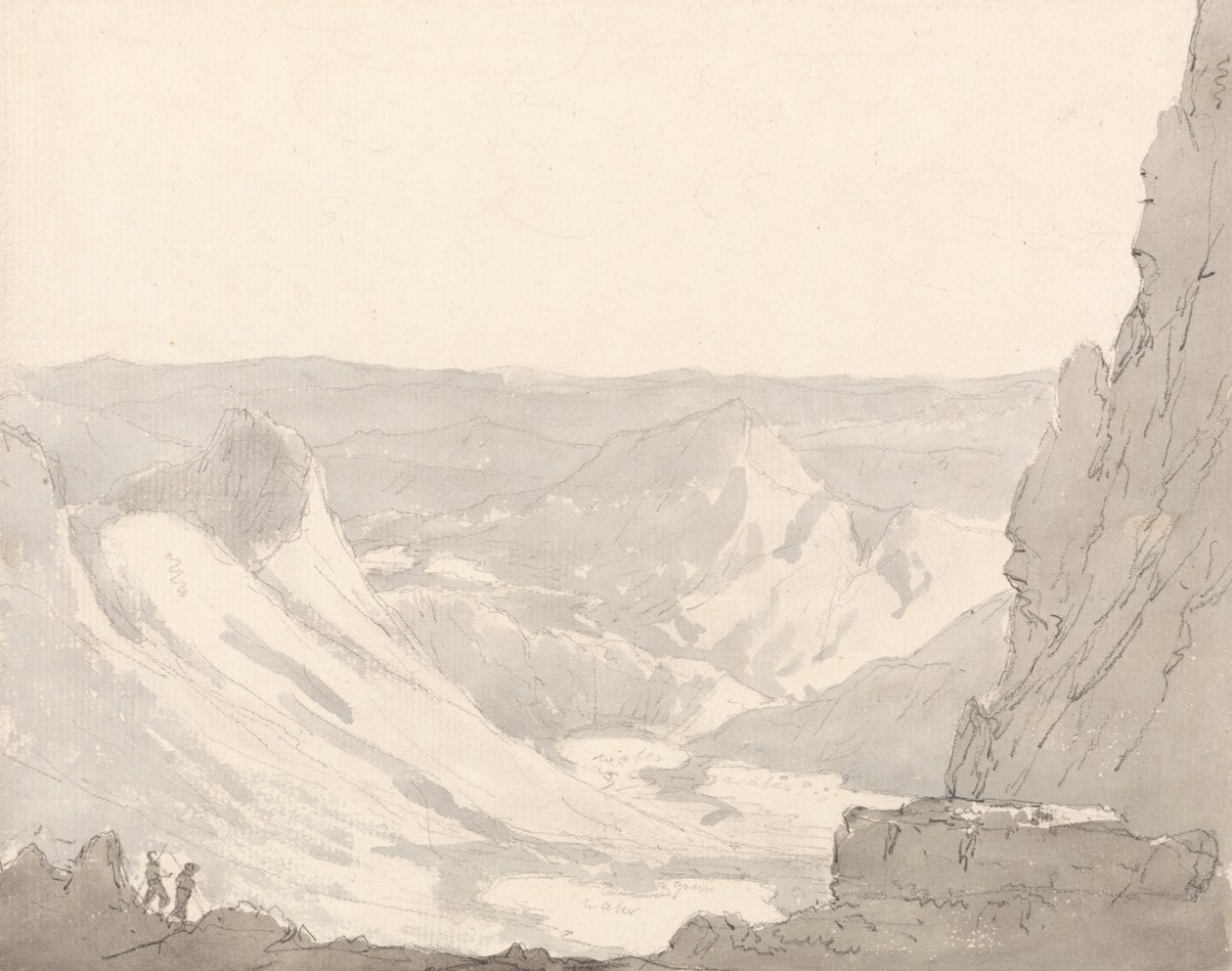 Ben Glog (Pohjois-Wales) tekijältä Sir George Howland Beaumont seventh Baronet