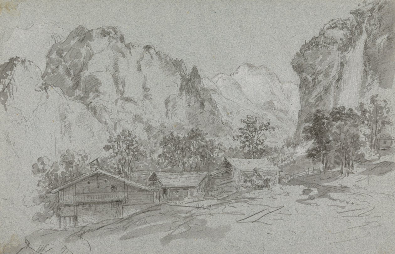 Lauterbraunin majatalon ikkunasta tekijältä Sir George Howland Beaumont seventh Baronet