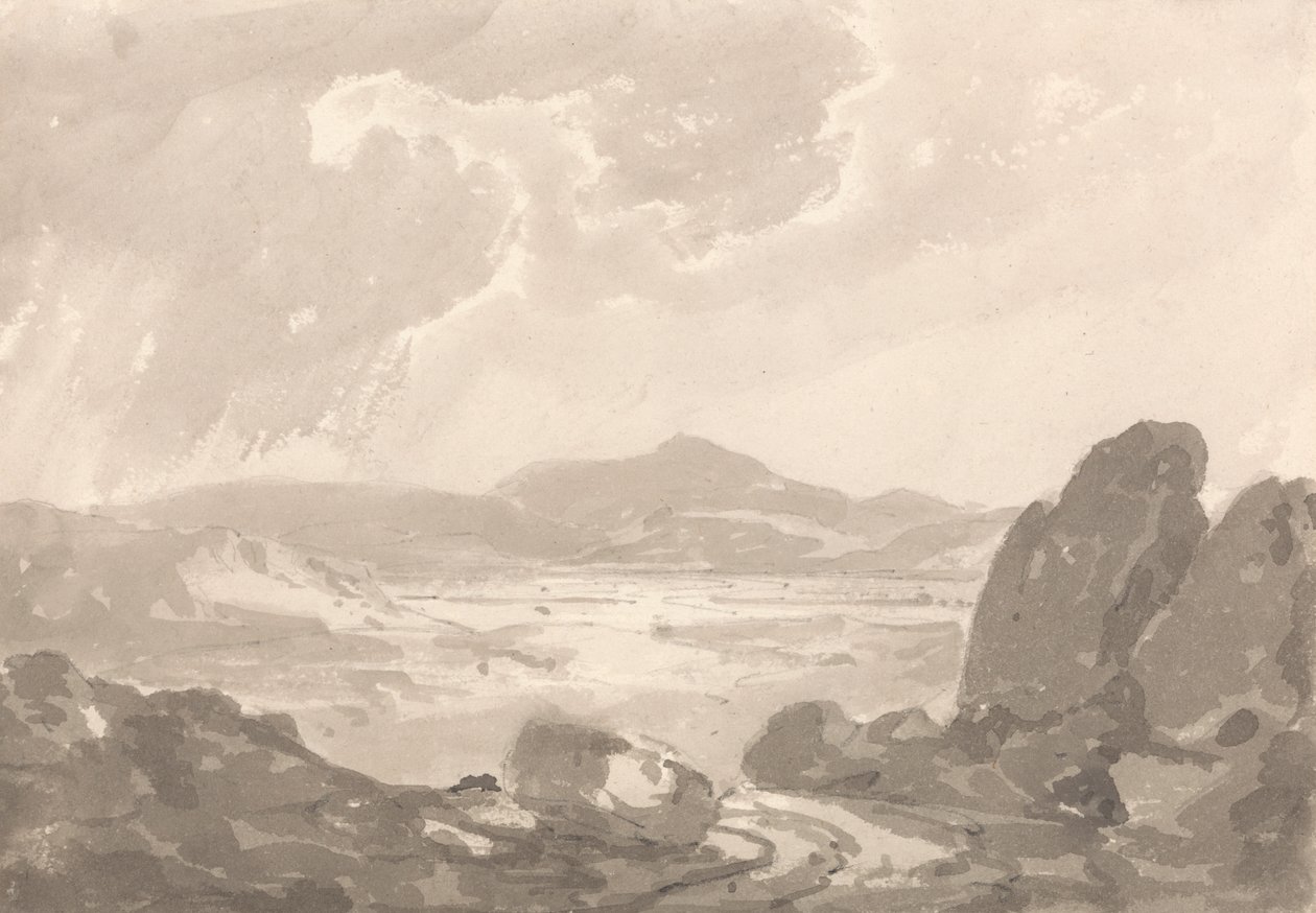 Näkymä laaksoon tekijältä Sir George Howland Beaumont seventh Baronet