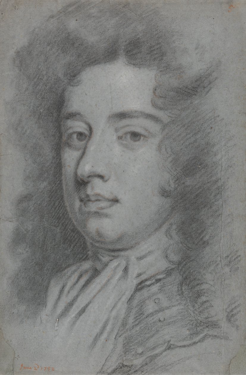 Miehen pää tekijältä Sir Godfrey Kneller