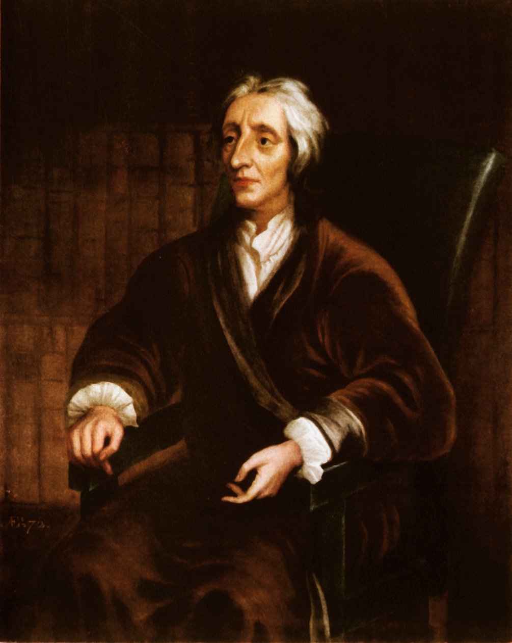 "John Locke", 1600-luvun loppu, 1943. tekijältä Sir Godfrey Kneller