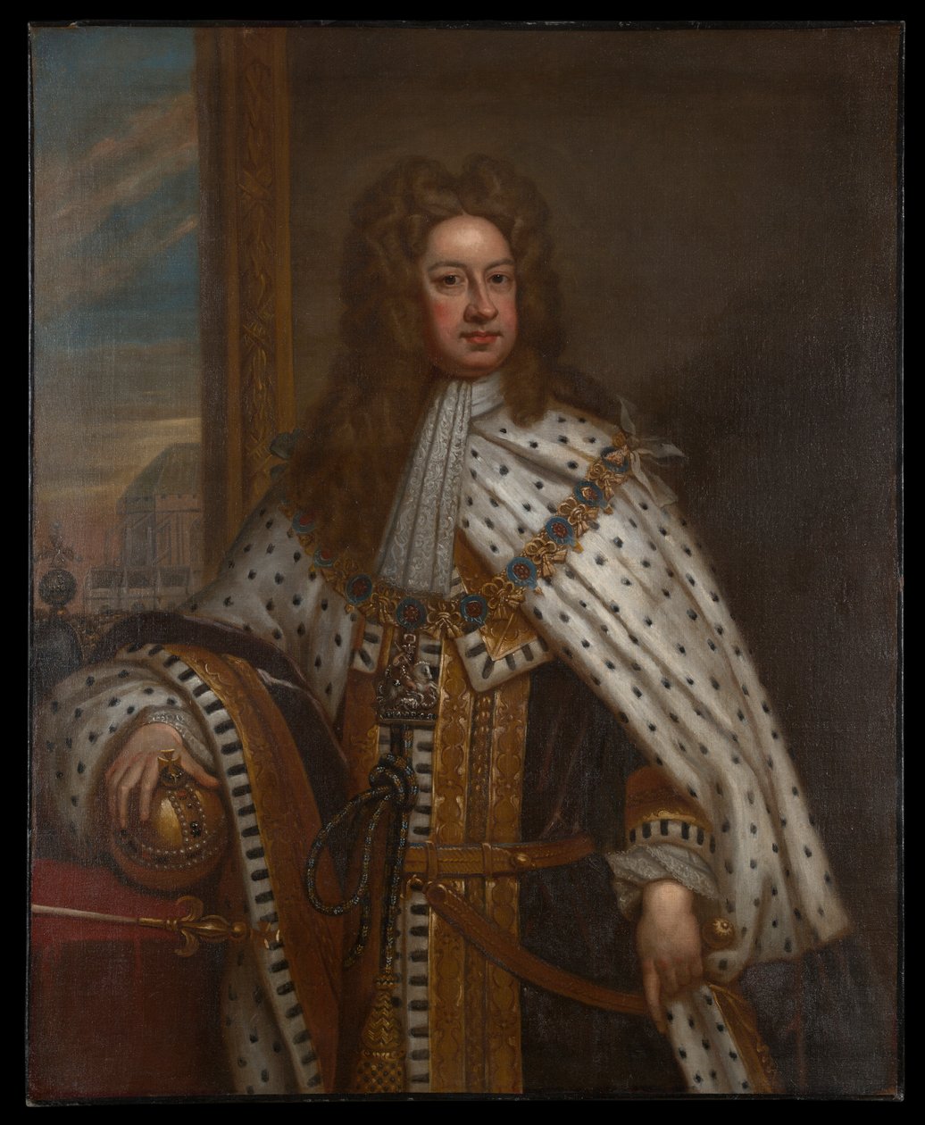Ison-Britannian ja Irlannin kuningas George I tekijältä Sir Godfrey Kneller