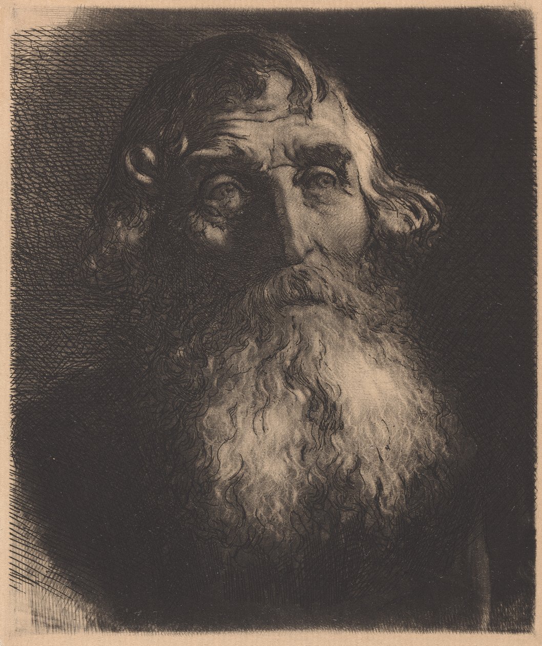 Vanha mies tekijältä Sir Hubert von Herkomer