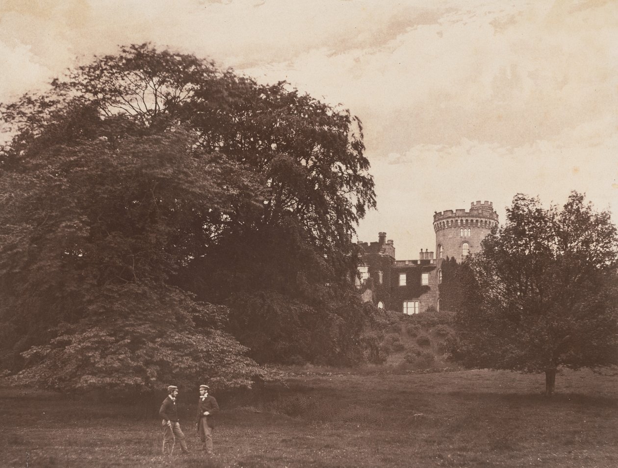 Tullichewanin linna, Vale of Leven, Skotlanti, 1857 (kuva) tekijältä Sir James Campbell of Stracathro