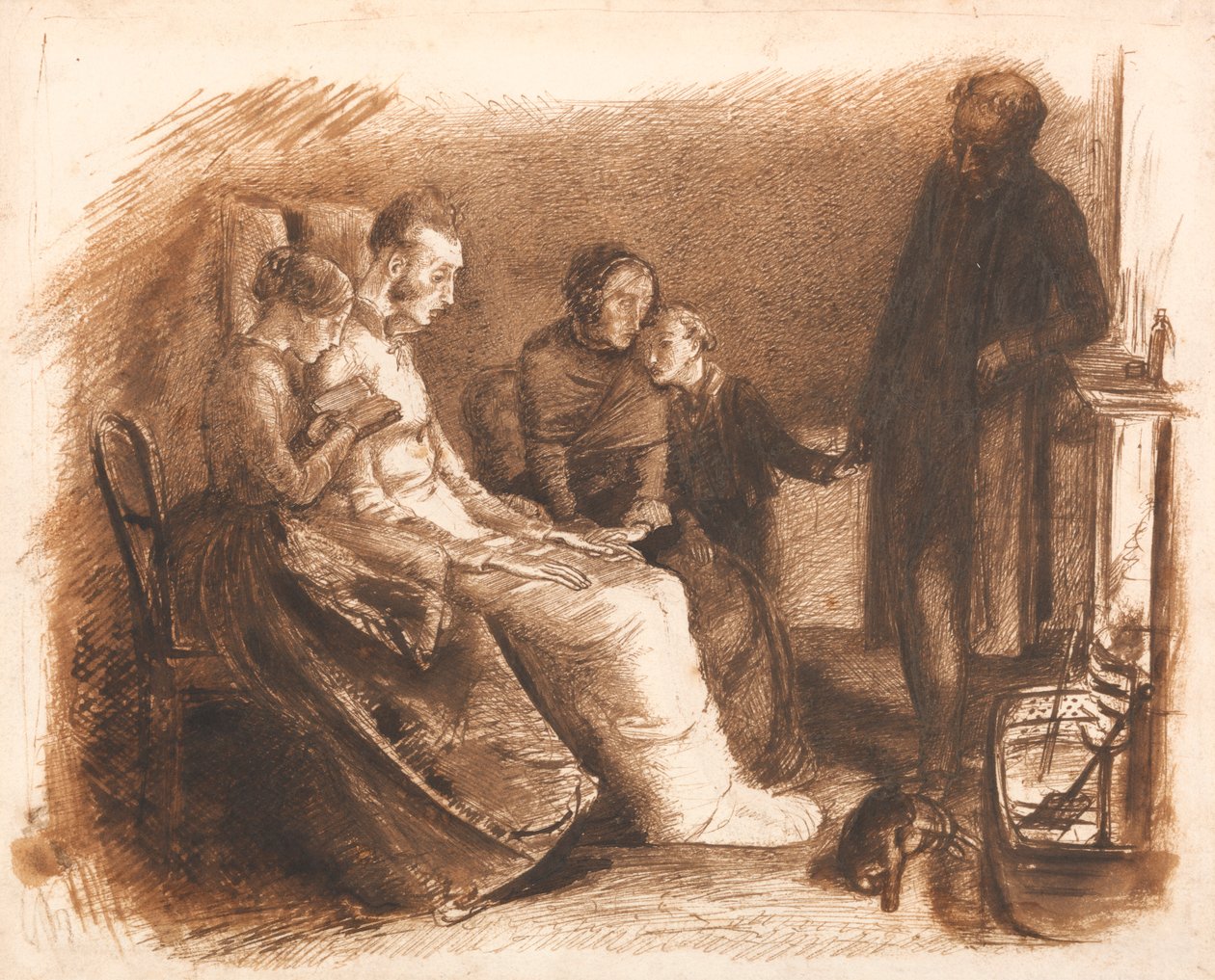 Kuoleva mies tekijältä Sir John Everett Millais