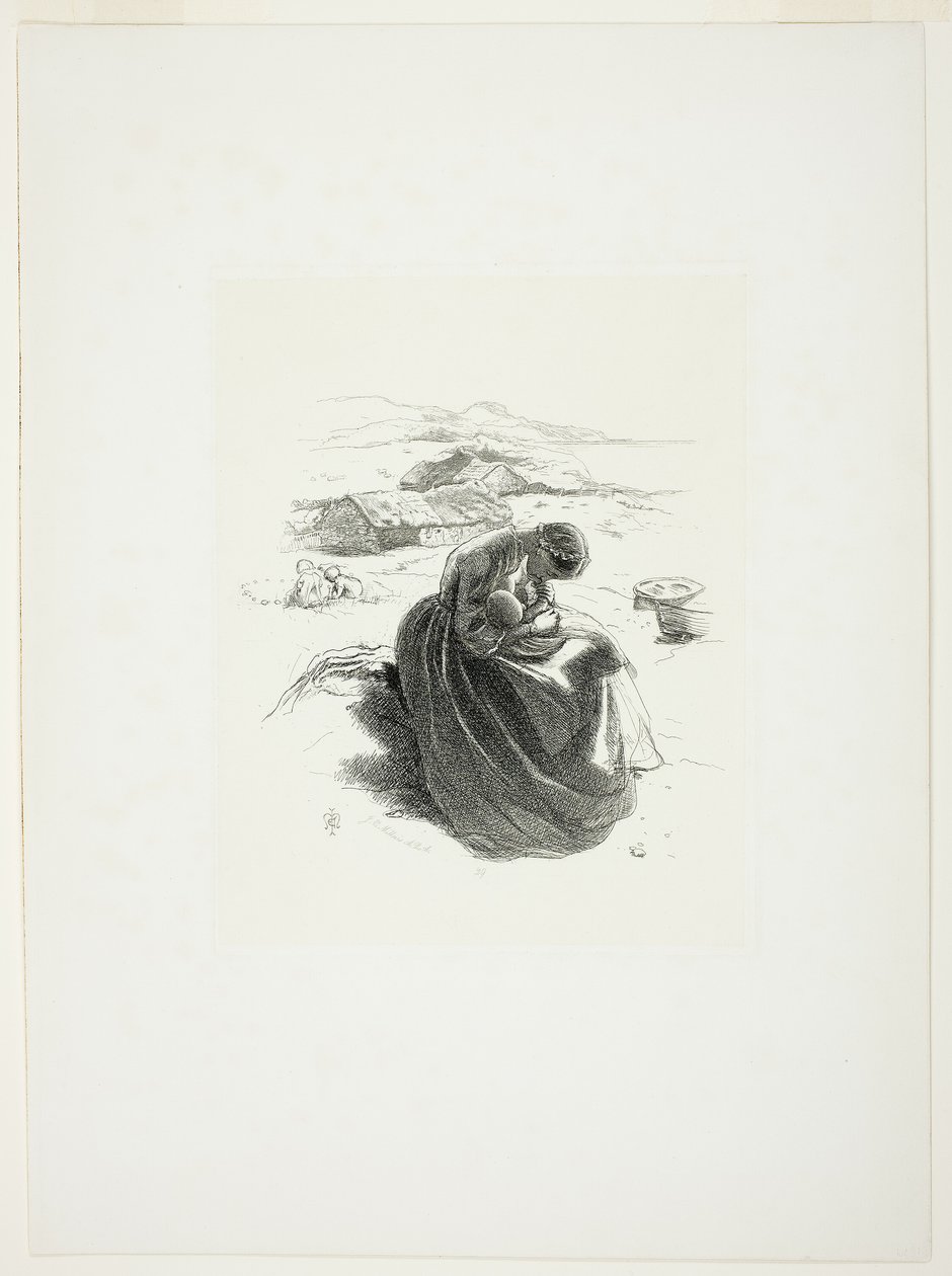 Nuori äiti tekijältä Sir John Everett Millais