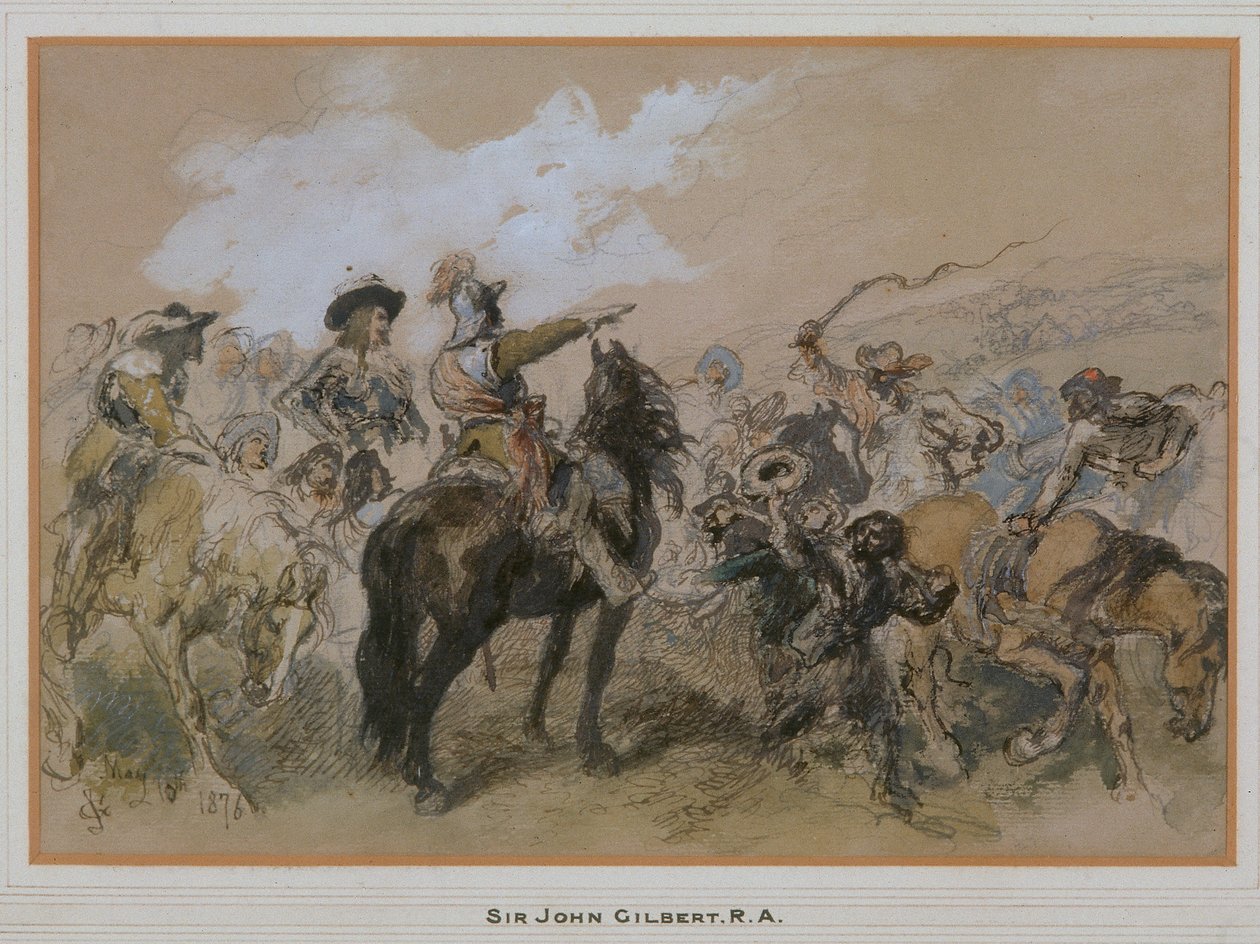Hevosmiehiä Kaarle I:n aikaan 1876 tekijältä Sir John Gilbert