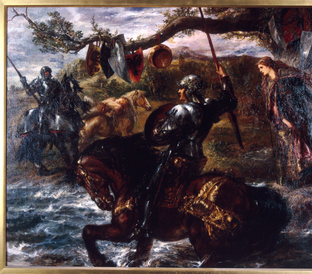 "Lancelot du Lac", 1886 tekijältä Sir John Gilbert
