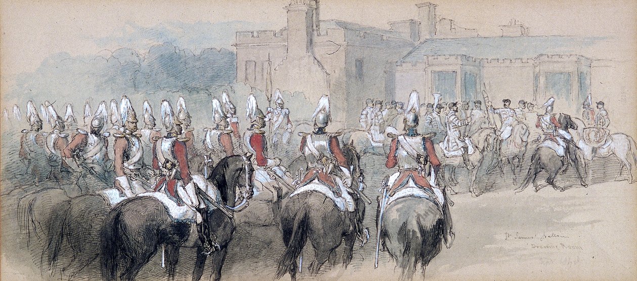 "Mounted Escort at St James