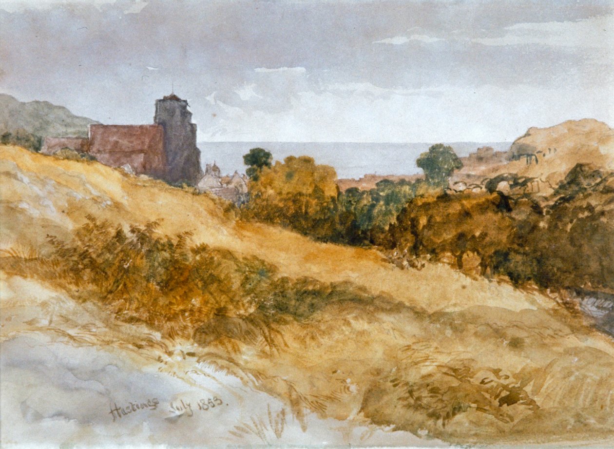 "Meri lähellä Hastingsia", 1853 tekijältä Sir John Gilbert