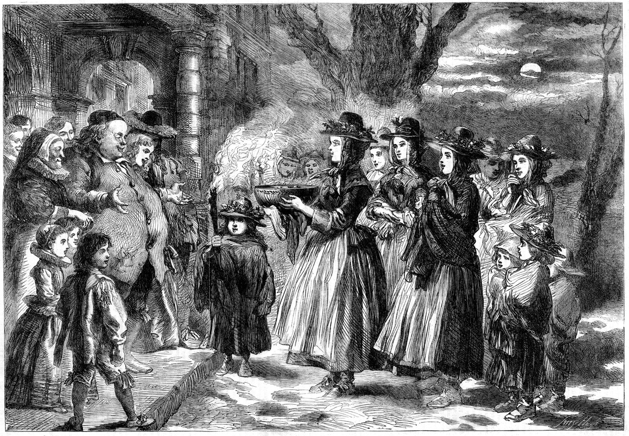 Wassail Bowl, 1860. tekijältä Sir John Gilbert