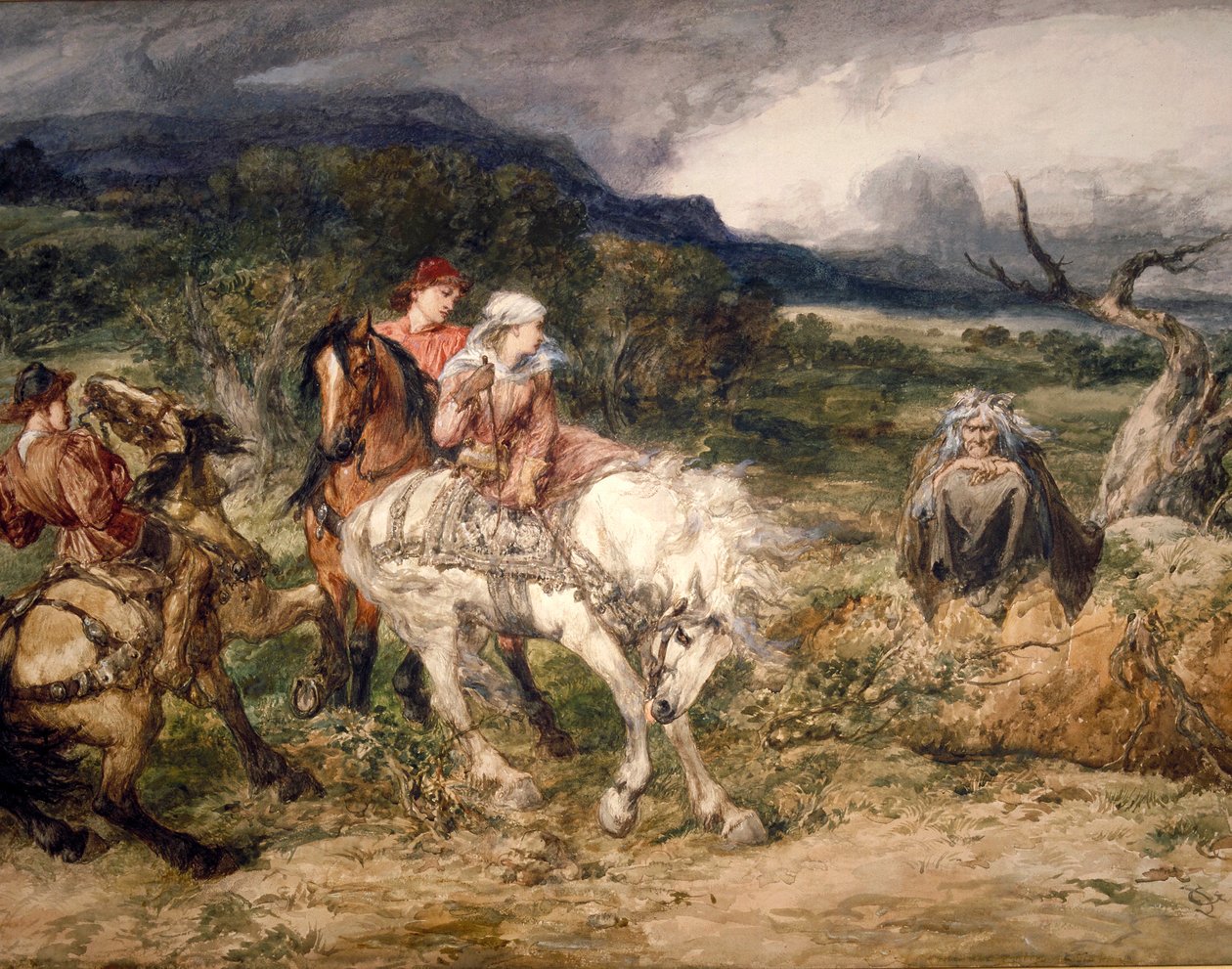 "The Witch", 1889 tekijältä Sir John Gilbert