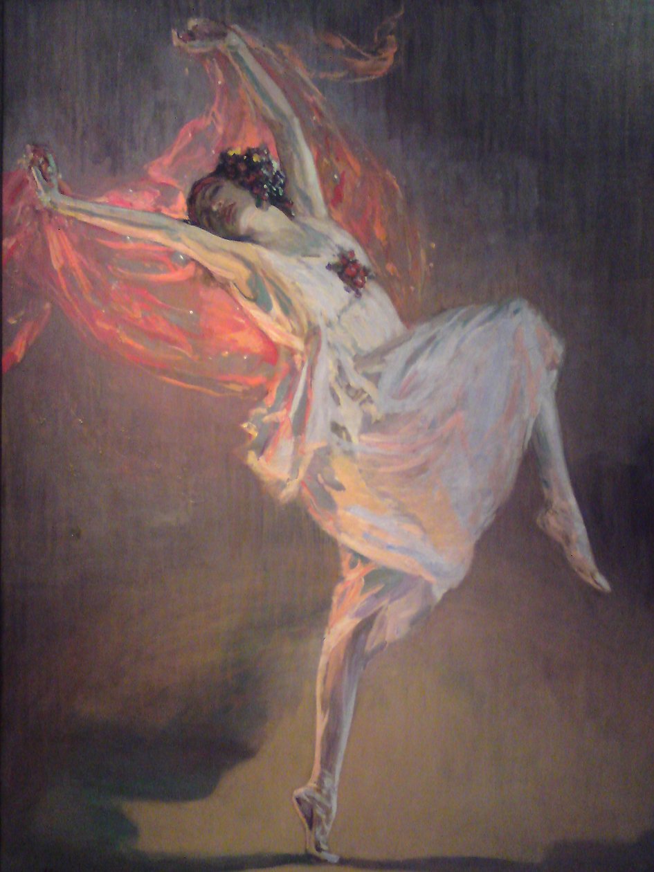 Balerina Anna Pavlova 1881-1931, 1910-luku tekijältä Sir John Lavery