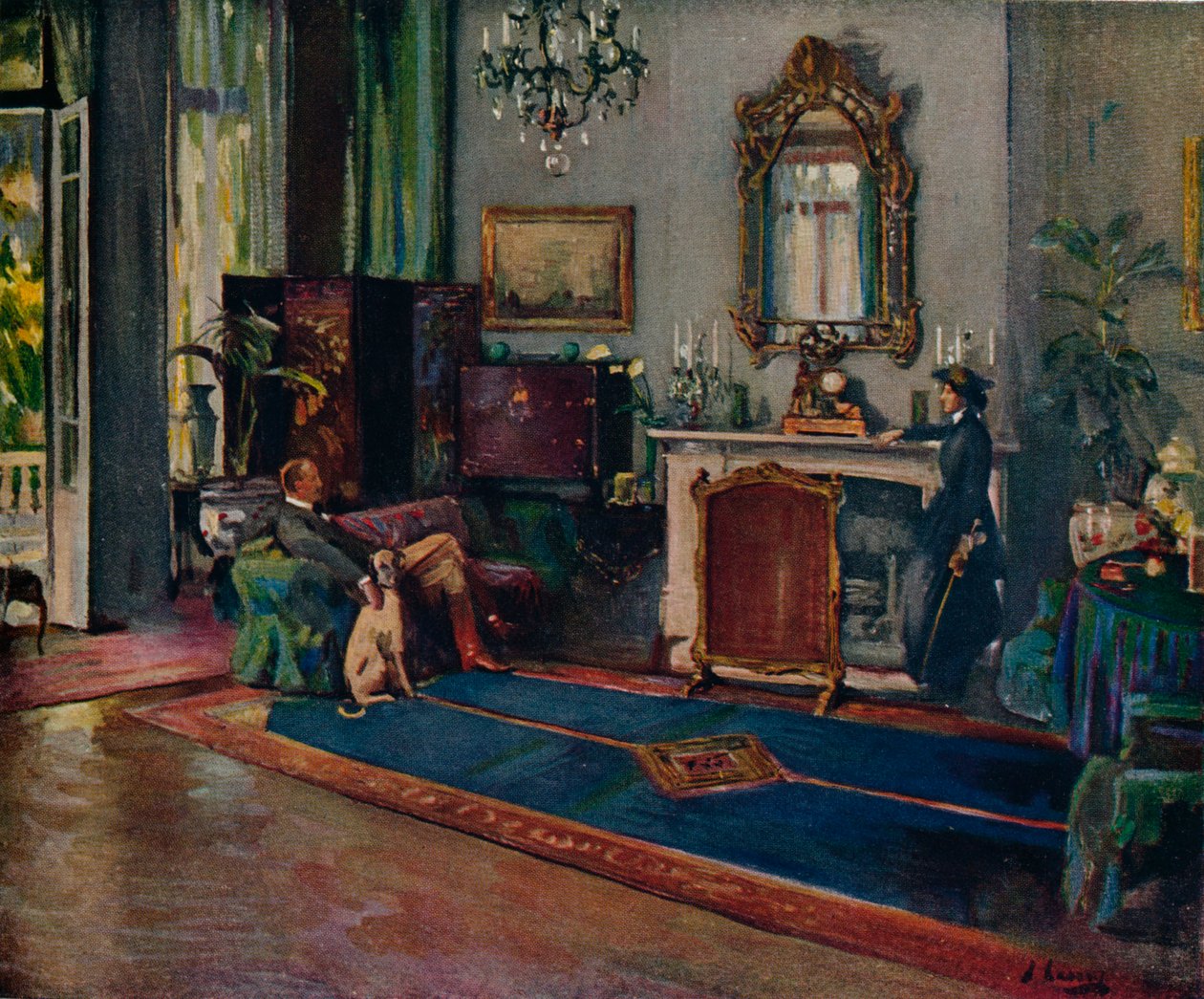Vinttikoira, 1910, 1914 tekijältä Sir John Lavery