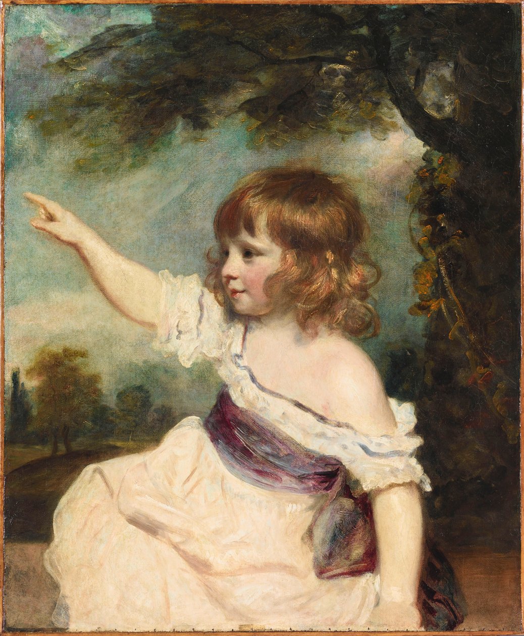 Muotokuva Francis George Haresta 1786-1842, joka tunnetaan nimellä Master Hare, 1788-1789. tekijältä Sir Joshua Reynolds