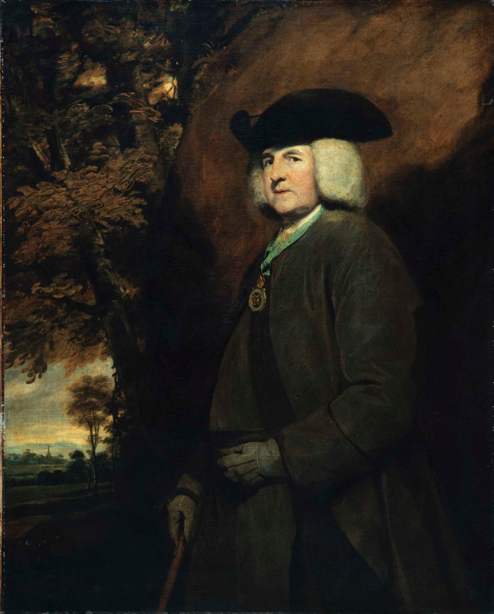Richard Robinsonin muotokuva, 1. Baron Rokeby 1708-1794, Armaghin arkkipiispa, 1771-1775. tekijältä Sir Joshua Reynolds