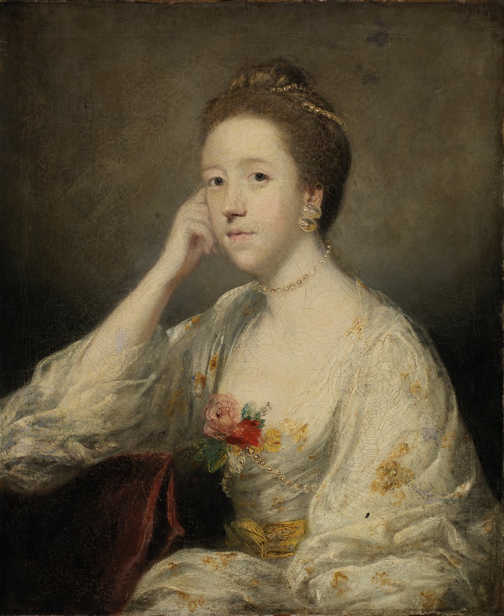 Valkoisen naisen muotokuva, n. 1762-1764. tekijältä Sir Joshua Reynolds
