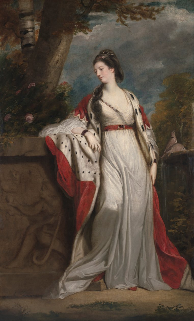 Elizabeth Gunning, Hamiltonin ja Argyllin herttuatar tekijältä Sir Joshua Reynolds RA