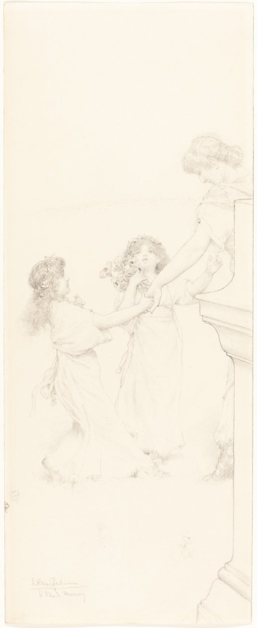Tanssi keväällä tekijältä Sir Lawrence Alma Tadema