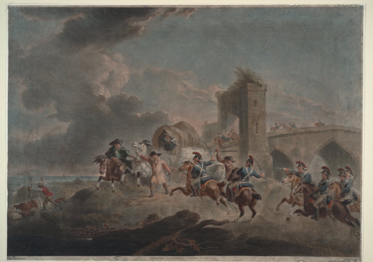 Salakuljettajat hyökkäsivät, 1795-1798 tekijältä Sir Peter Francis Bourgeois