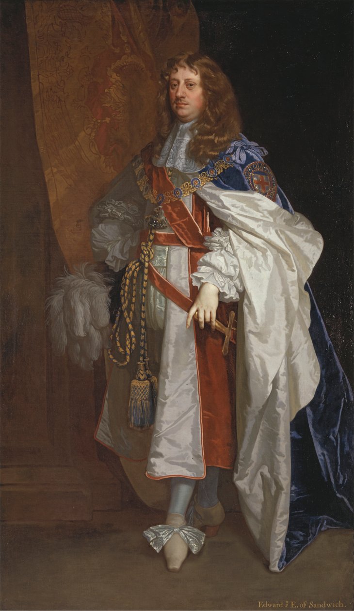 Edward Montagu, ensimmäinen Earl of Sandwich tekijältä Sir Peter Lely