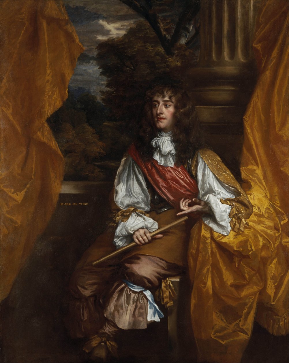 Englannin James II:n muotokuva 1633-1701, 1661 tekijältä Sir Peter Lely