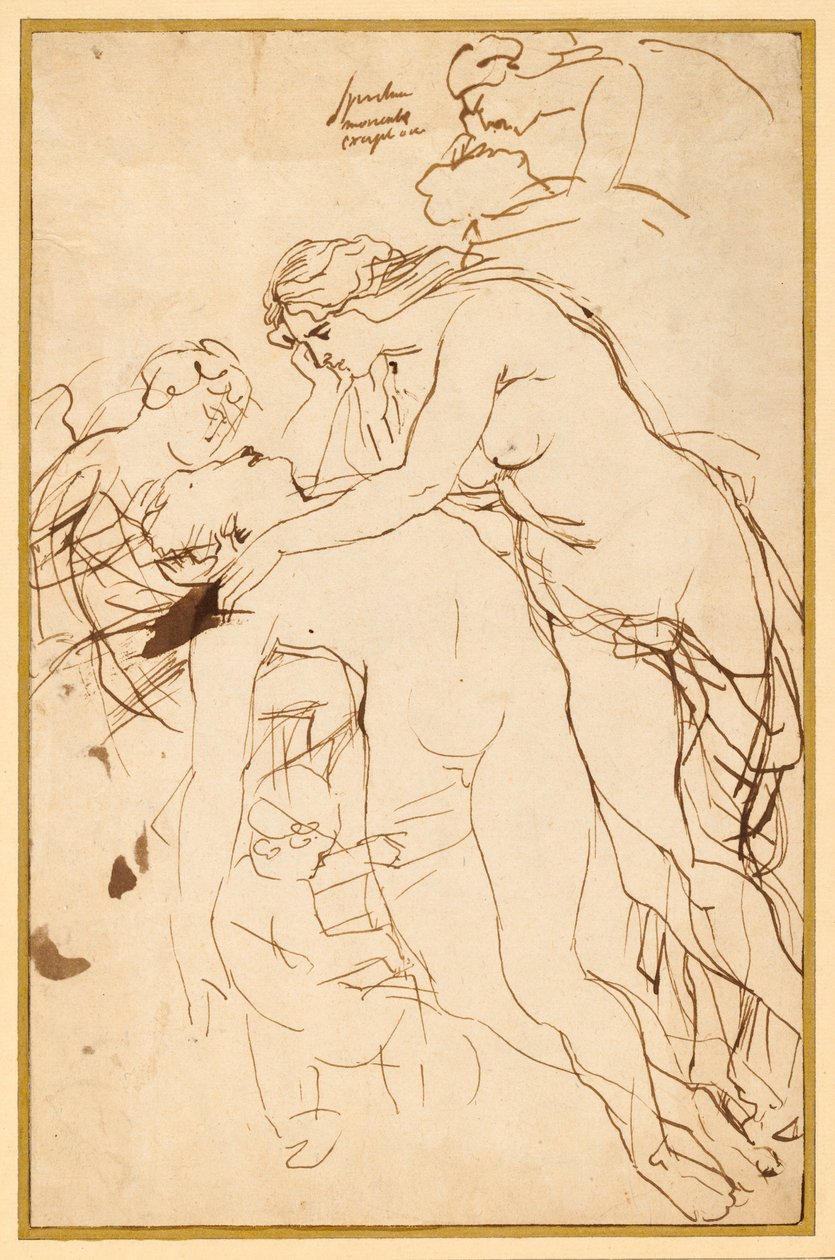 Venus valittaa Adonista tekijältä Sir Peter Paul Rubens