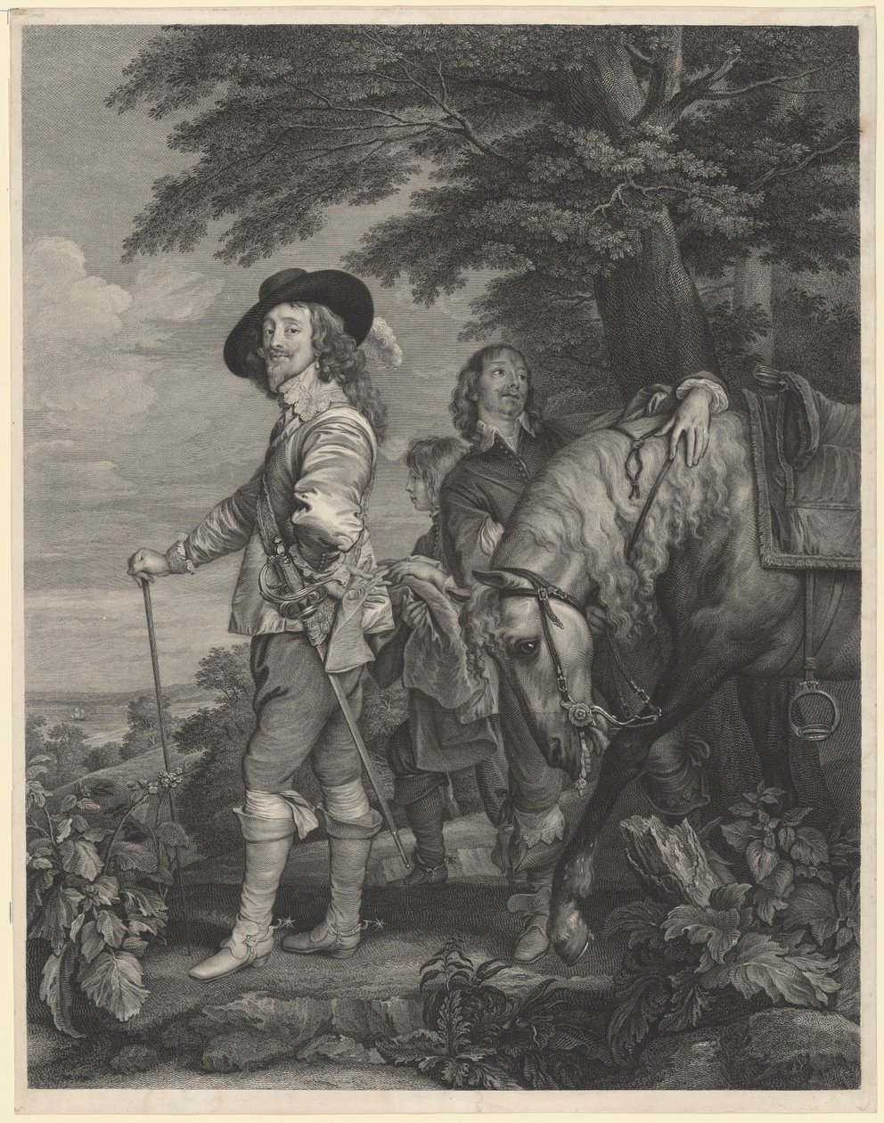 Englannin Kaarle I ja Hamiltonin herttua tekijältä Sir Robert Strange